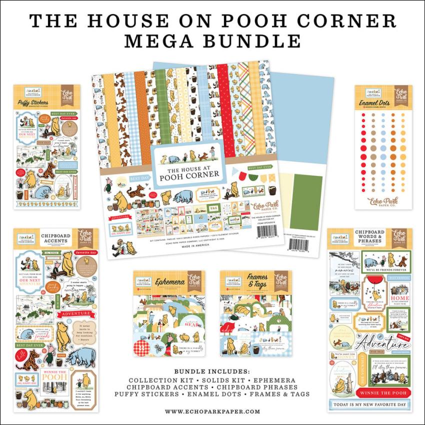 Echo Park - Komplettpaket "The House At Pooh Corner" Mega Bundle