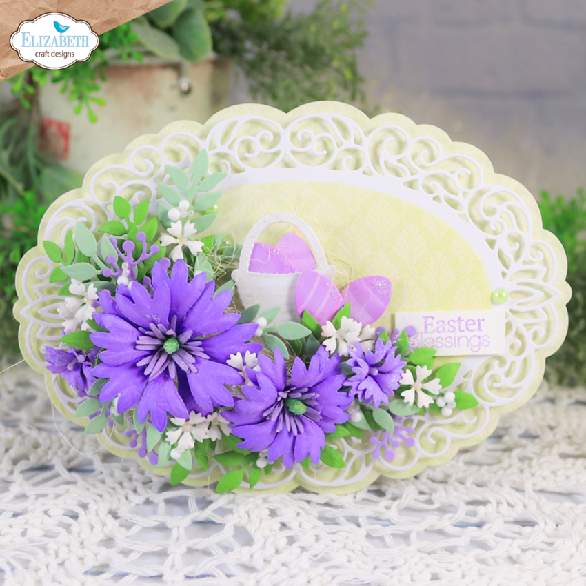 Elizabeth Craft Designs - Stanzschalone "Decorative Oval Frame" Dies