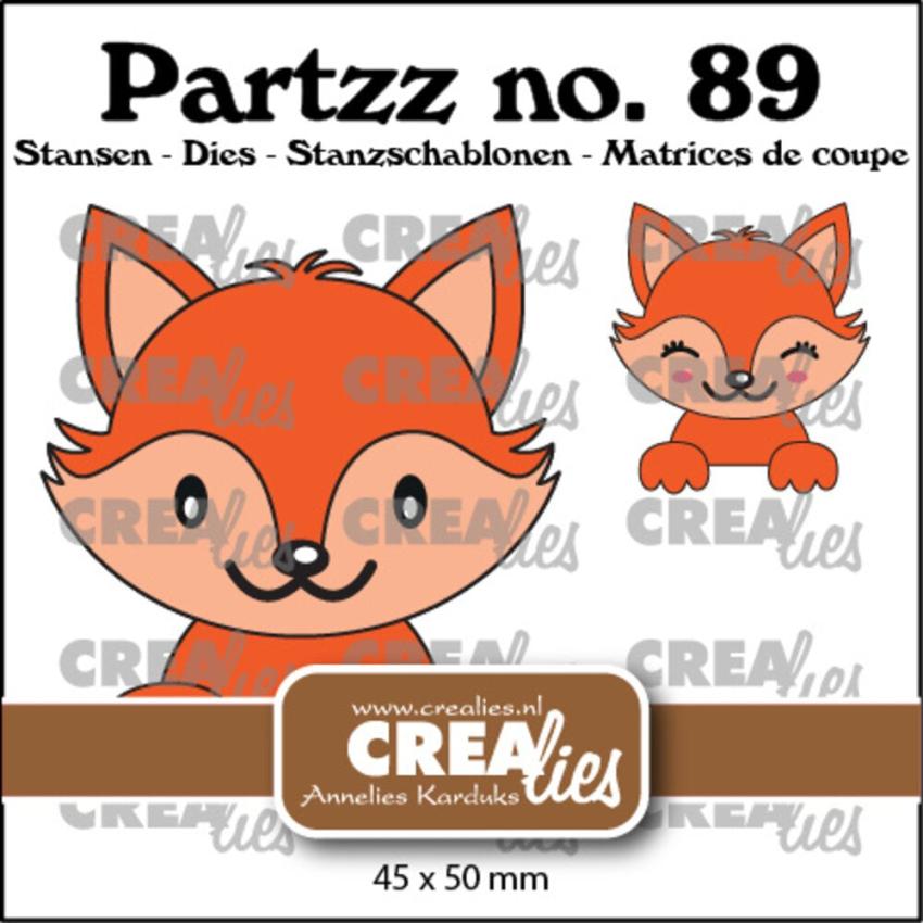 Crealies - Stanzschablone "No. 89 Fox" Partzz Dies