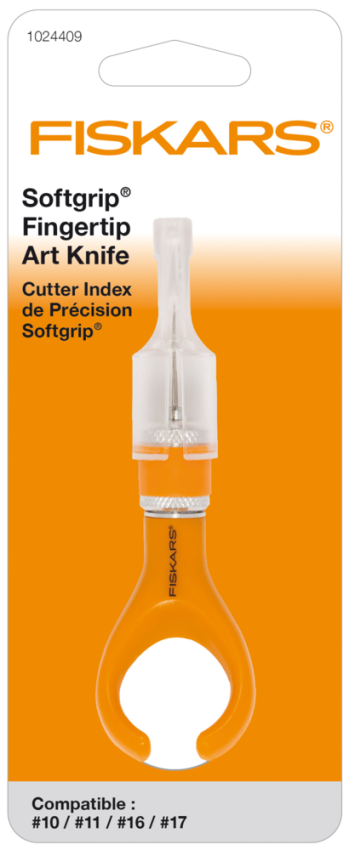 Fiskars - Bastelmesser - Foftgrip Fingertip Art Knife