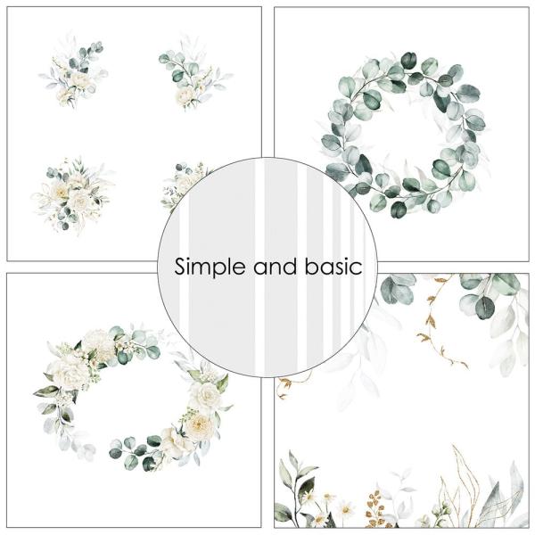 Simple and Basic - Designpapier "Paper pad" Paper Pack 12x12 Inch - 8 Bogen 