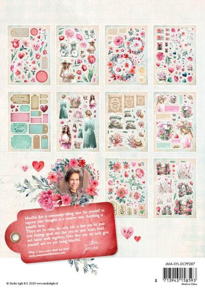 Studio Light - Stanzteile "Sending You Love" Die Cut Block - 20 Bogen