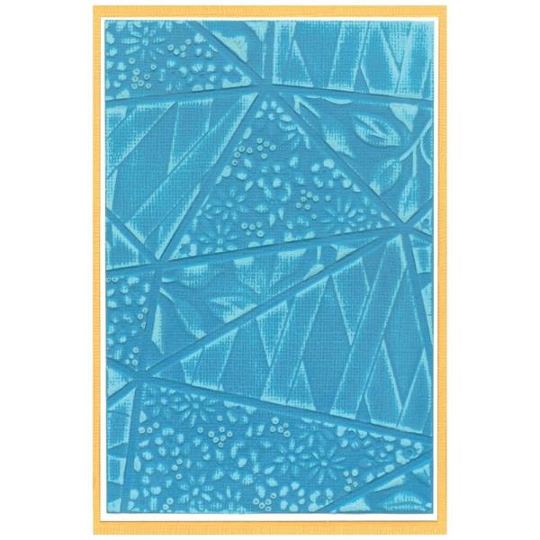 Sizzix - 3D Prägefolder "Fragmented Floral" Embossing Folder Design by Stacey Park