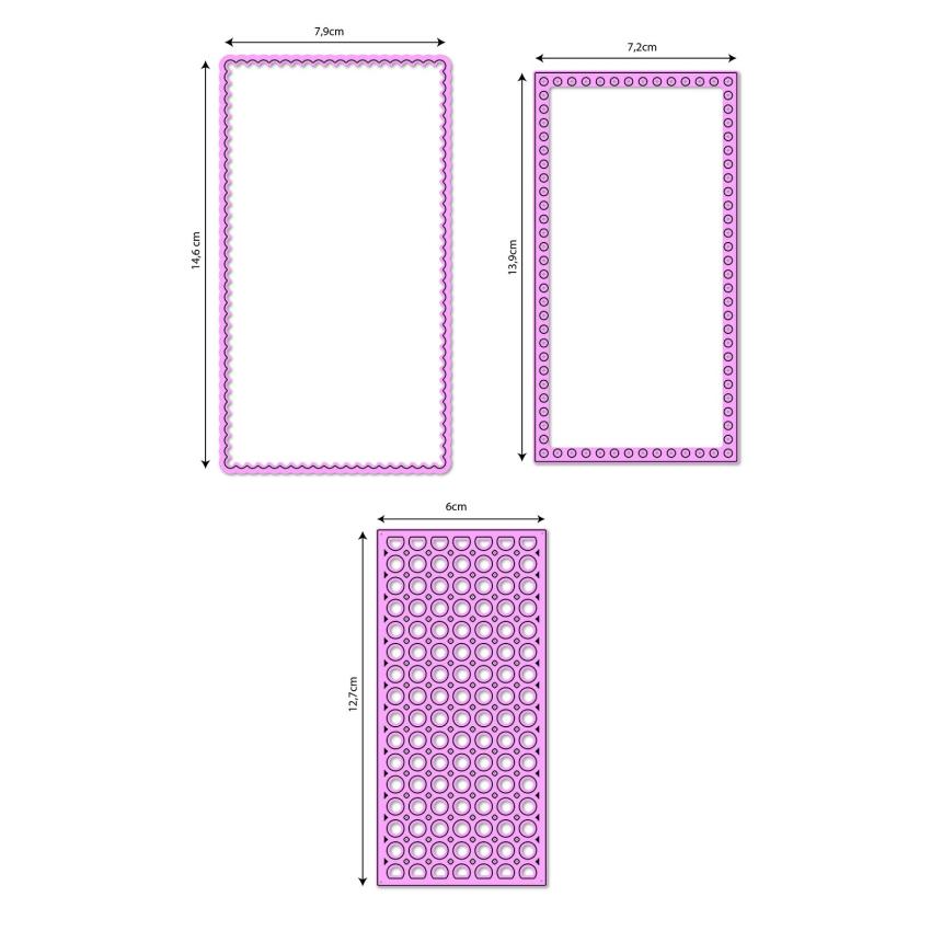 Nellie Snellen - Stanzschablone "Kreise" Multi Frame Dies