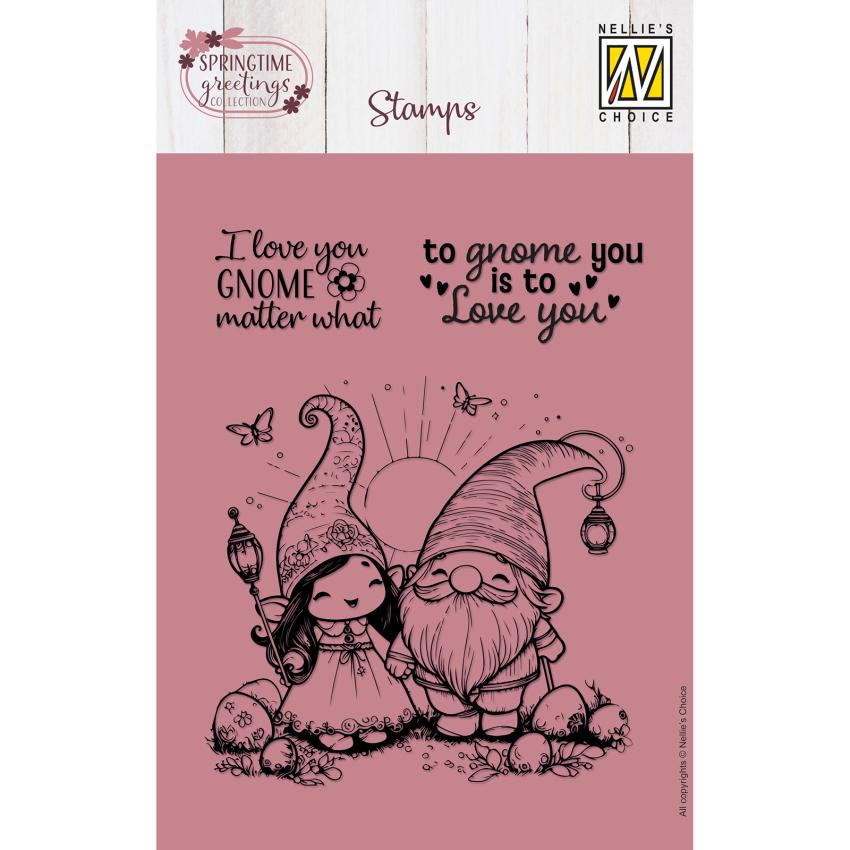 Nellie Snellen - Stempelset "Gnom und Elf" Clear Stamps 