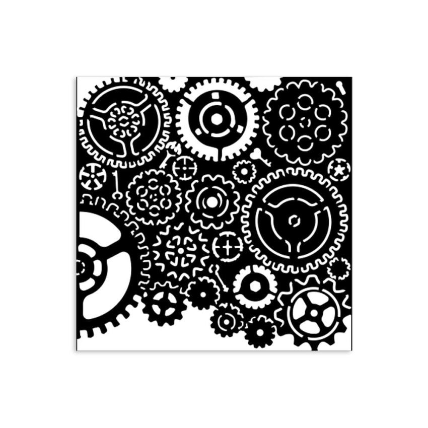 Stamperia - Schablone 12x12cm "Gears Pattern" Stencil