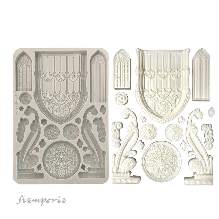 Stamperia - Gießform A5 "Architecture Elements" Soft Mould 