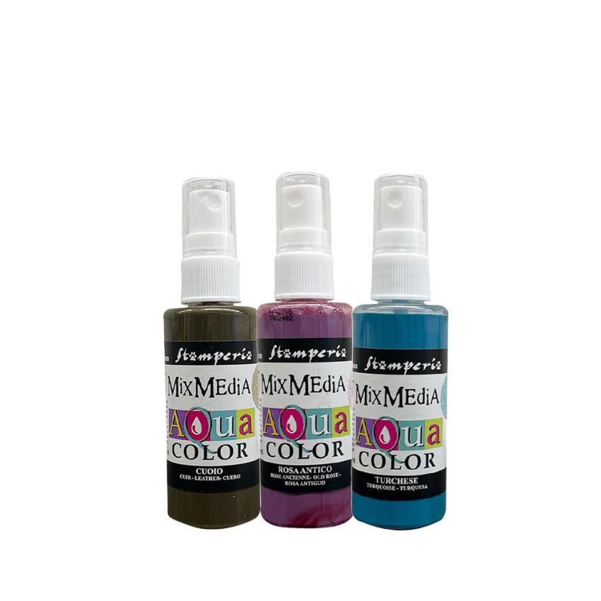 Stamperia - Aquarellfarbe "Master of Magic" Aquacolor Paint Kit 3x30ml