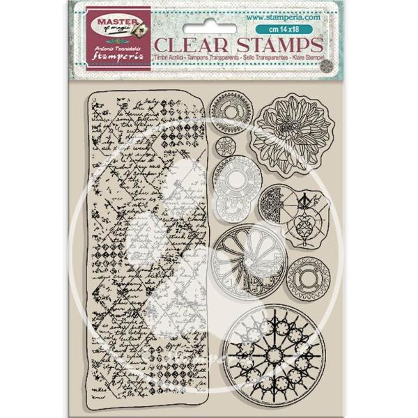 Stamperia - Stempelset "Border and Circles" Clear Stamps