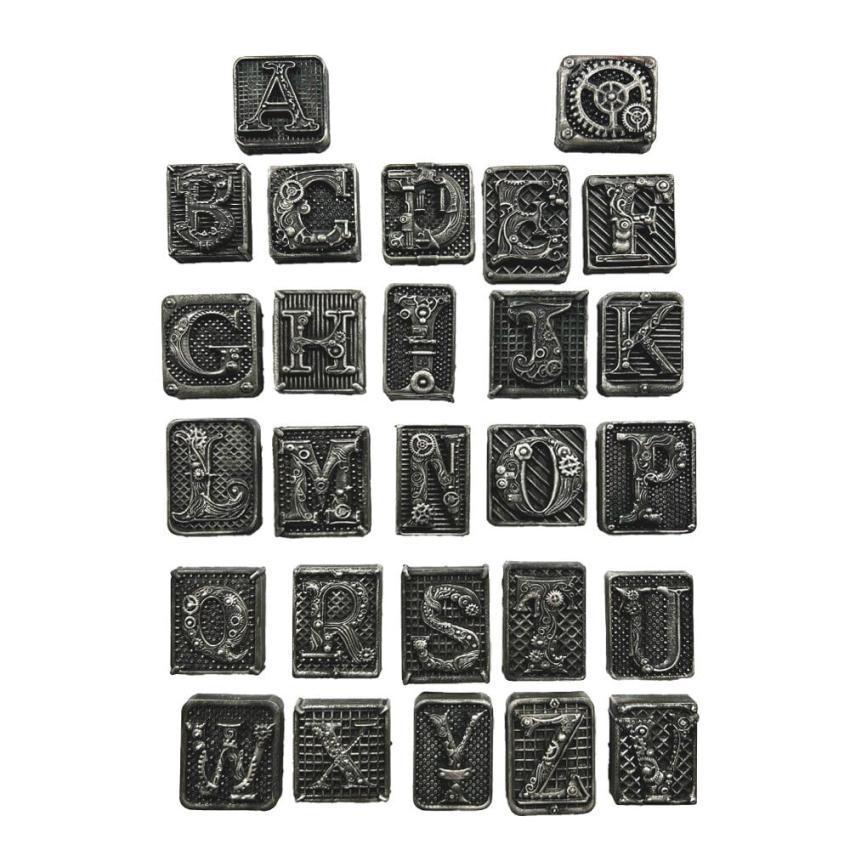 Stamperia - Gießform A4 "Alphabet" Soft Mould