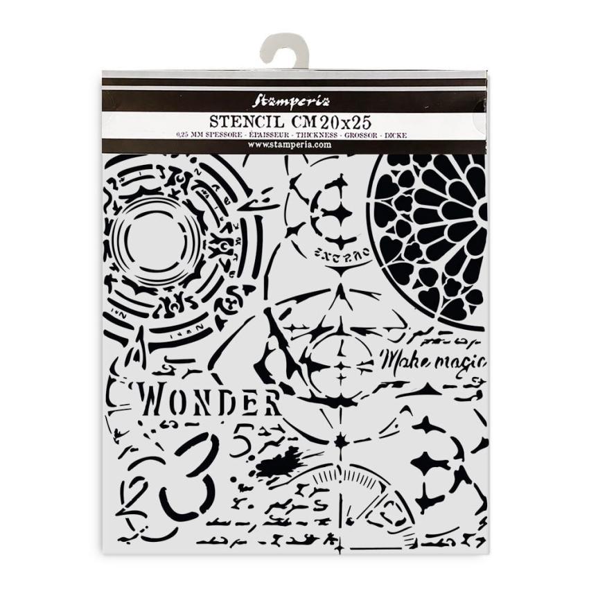 Stamperia - Schablone 20x25cm "Gothic Texture" Stencil