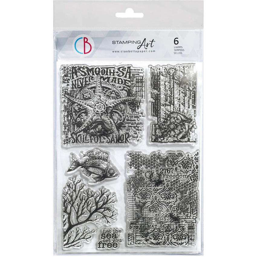 Ciao Bella - Stempelset "Submersible Secrets" Clear Stamps