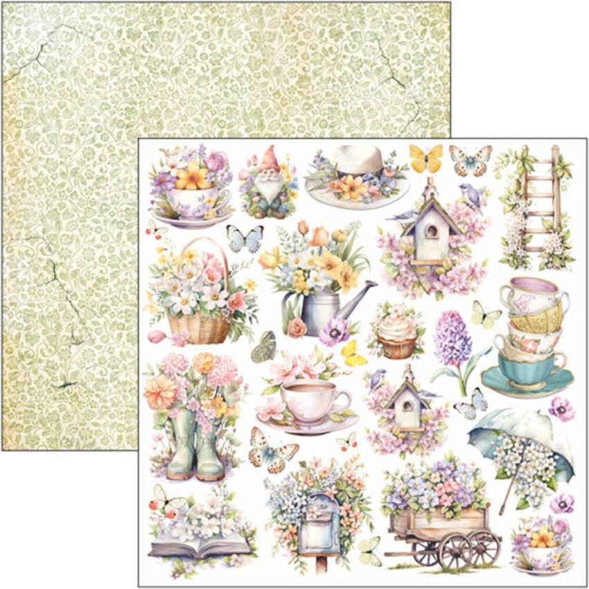 Ciao Bella - Designpapier "Flower Shop" Patterns Paper Pack 12x12 Inch - 8 Bogen