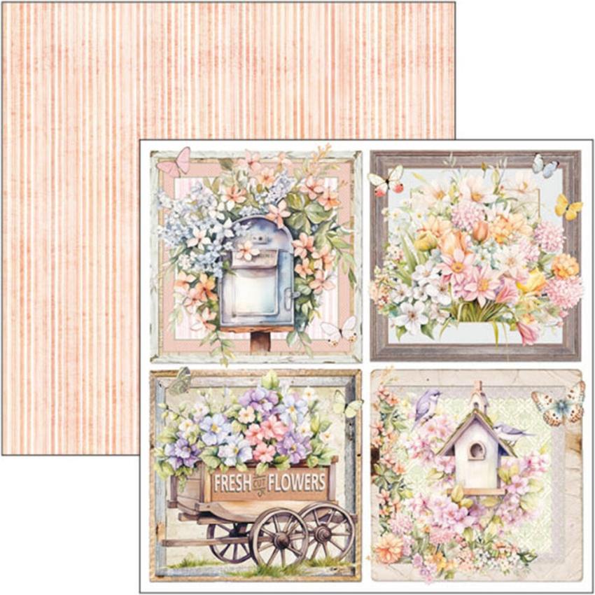 Ciao Bella - Designpapier "Flower Shop" Patterns Paper Pack 12x12 Inch - 8 Bogen