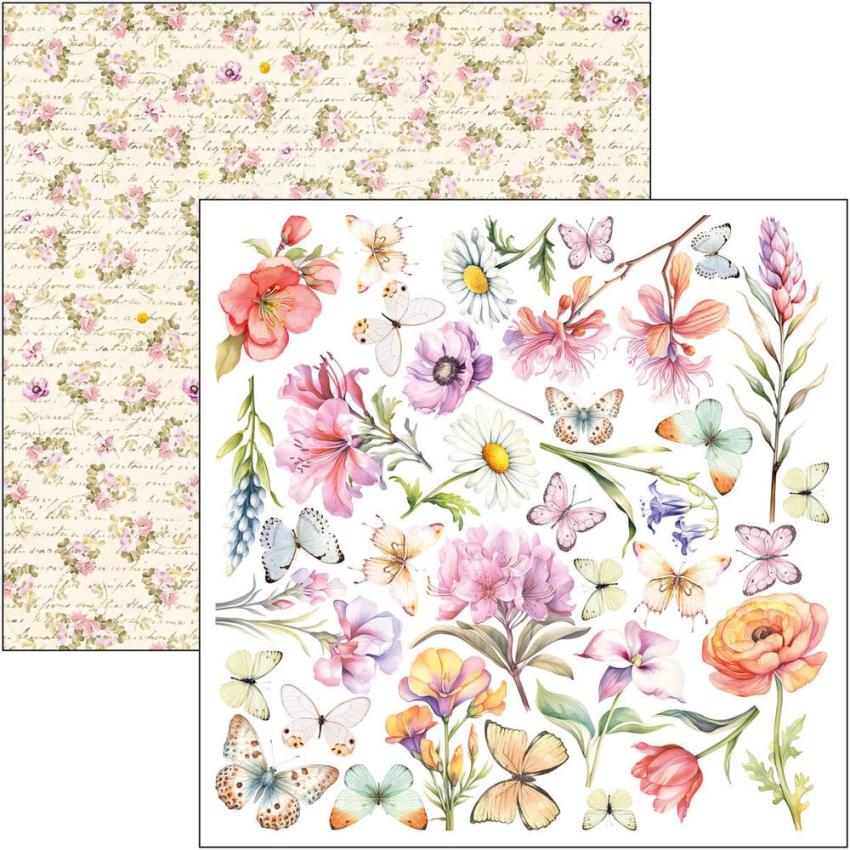 Ciao Bella - Stanzteile "Flower Shop" Fussy Cut Pad - 24 Bogen