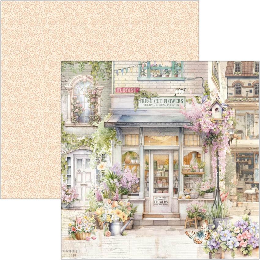 Ciao Bella - Designpapier "Flower Shop" Paper Pack 8x8 Inch - 12 Bogen