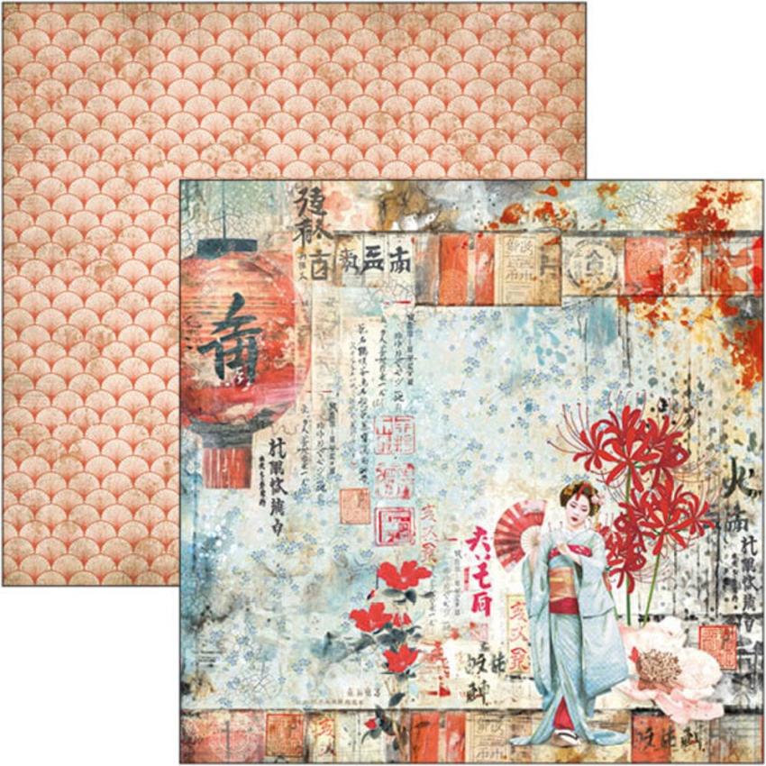 Ciao Bella - Designpapier "Land of the Rising Sun" Paper Pack 12x12 Inch - 12 Bogen