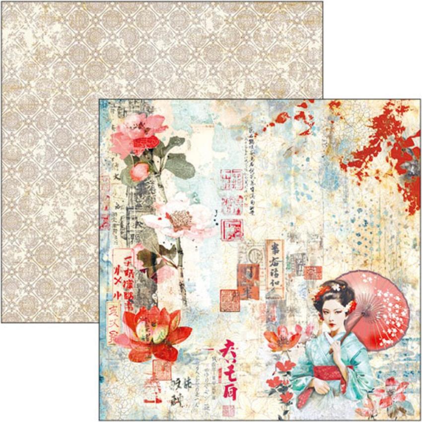 Ciao Bella - Designpapier "Land of the Rising Sun" Paper Pack 12x12 Inch - 12 Bogen