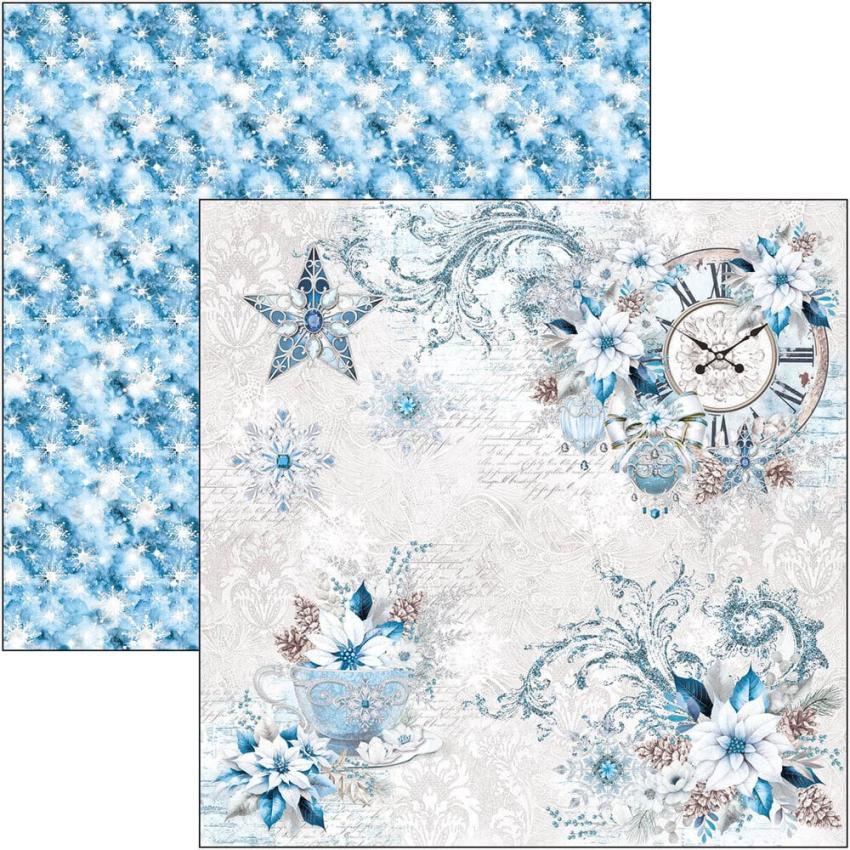 Ciao Bella - Designpapier "Elegance of Blue" Paper Pack 12x12 Inch - 12 Bogen