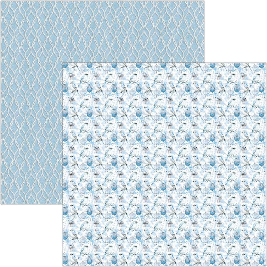 Ciao Bella - Designpapier "Elegance of Blue" Paper Pack 12x12 Inch - 12 Bogen