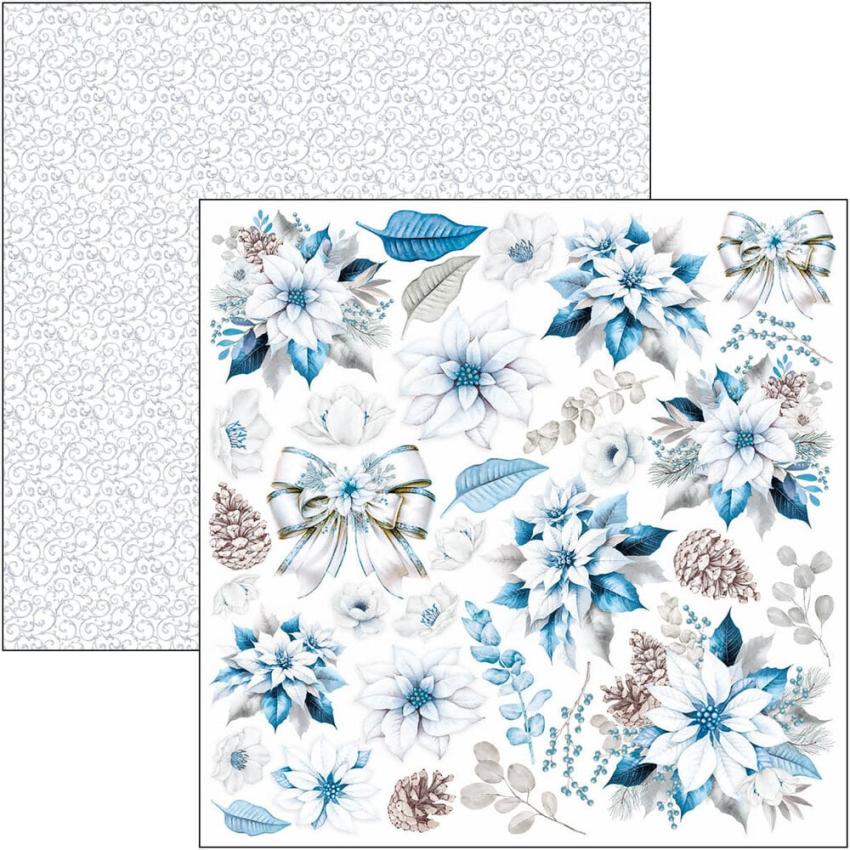 Ciao Bella - Stanzteile "Elegance of Blue" Fussy Cut Pad - 24 Bogen