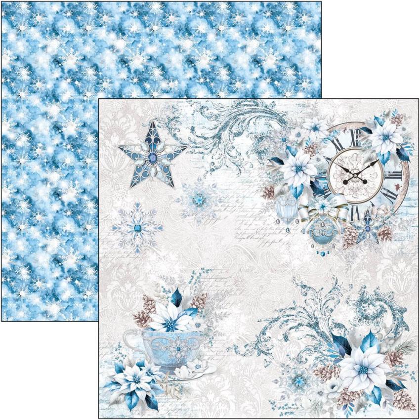 Ciao Bella - Designpapier "Elegance of Blue" Paper Pack 8x8 Inch - 12 Bogen