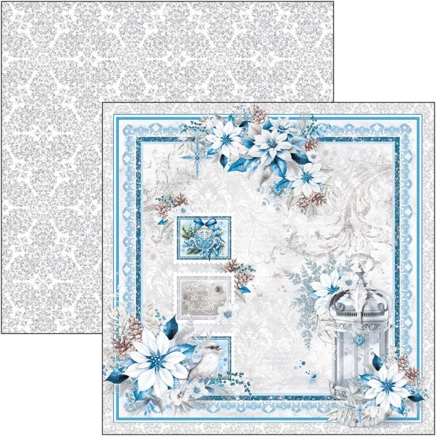 Ciao Bella - Designpapier "Elegance of Blue" Paper Pack 8x8 Inch - 12 Bogen