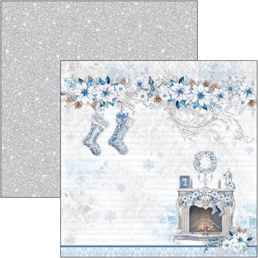 Ciao Bella - Designpapier "Elegance of Blue" Paper Pack 8x8 Inch - 12 Bogen