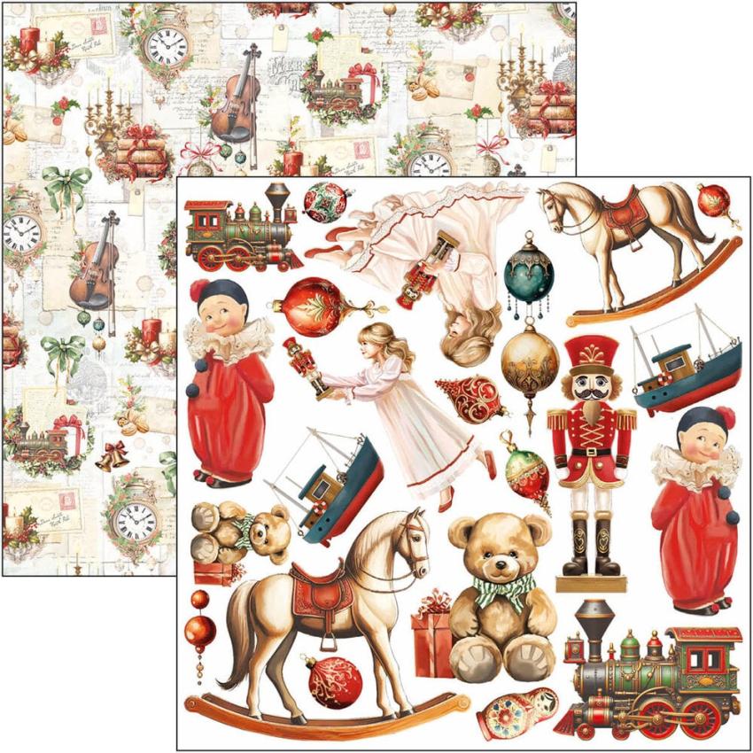 Ciao Bella - Stanzteile "The Nutcracker" Fussy Cut Pad - 24 Bogen