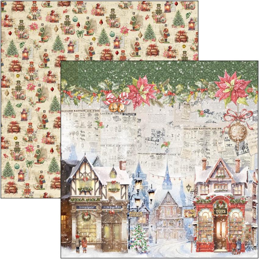 Ciao Bella - Designpapier "The Nutcracker" Paper Pack 8x8 Inch - 12 Bogen