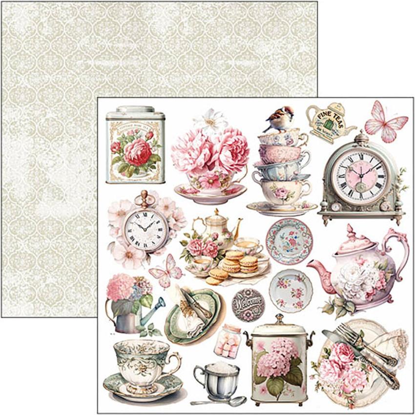 Ciao Bella - Designpapier "Timeless Moments" Patterns Paper Pack 12x12 Inch - 8 Bogen