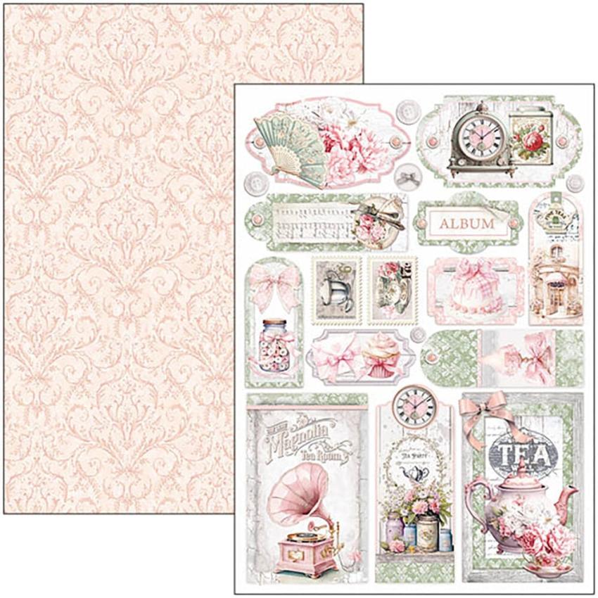 Ciao Bella - Stanzteile "Timeless Moments" Creative Pad A4 - 9 Bogen