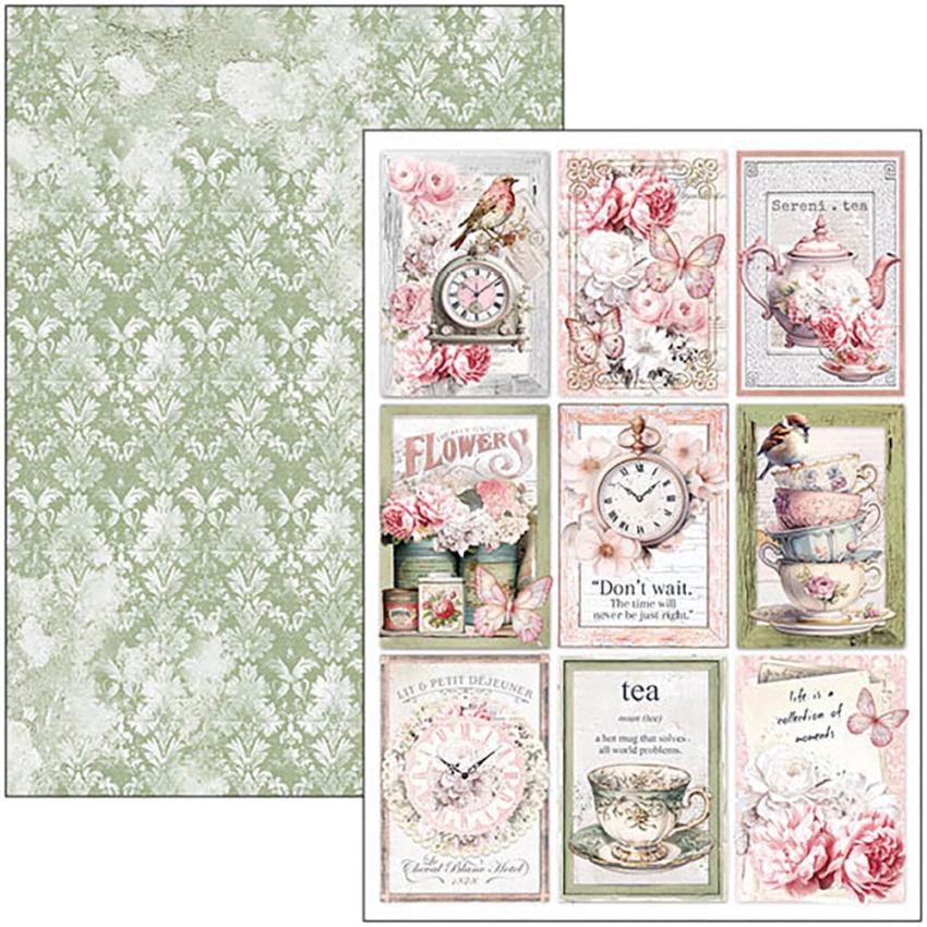 Ciao Bella - Stanzteile "Timeless Moments" Creative Pad A4 - 9 Bogen