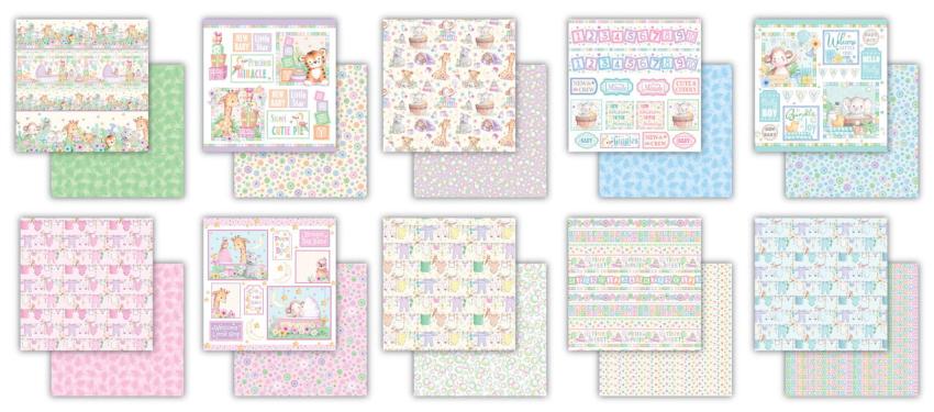 Craft Consortium - Designpapier "Little Ones" Paper Pad 6x6 Inch - 40 Bogen