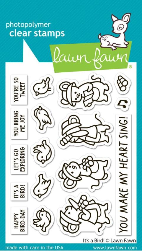 Lawn Fawn - Stempelset "It's A Bird!" Clear Stamps