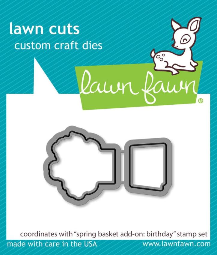 Lawn Fawn - Stanzschablone "Spring Basket Birthday" Add-on Die