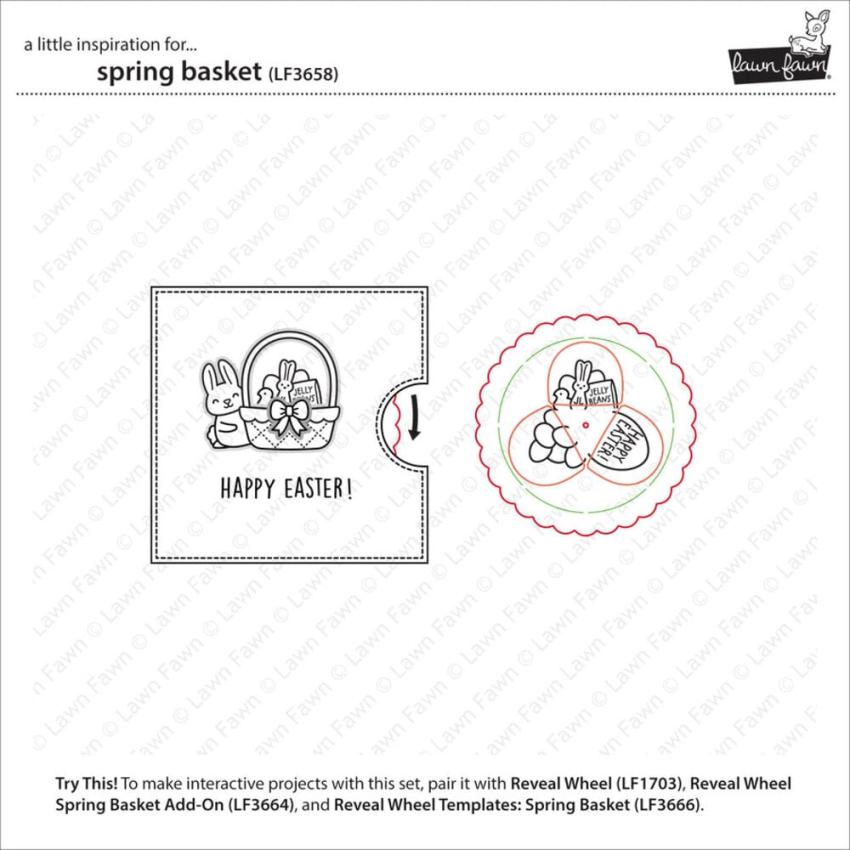 Lawn Fawn - Stempelset "Spring Basket" Clear Stamps