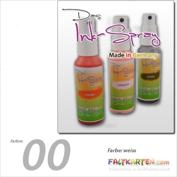 Das Ink-Spray auf Wasserbasis 50 ml in weiss