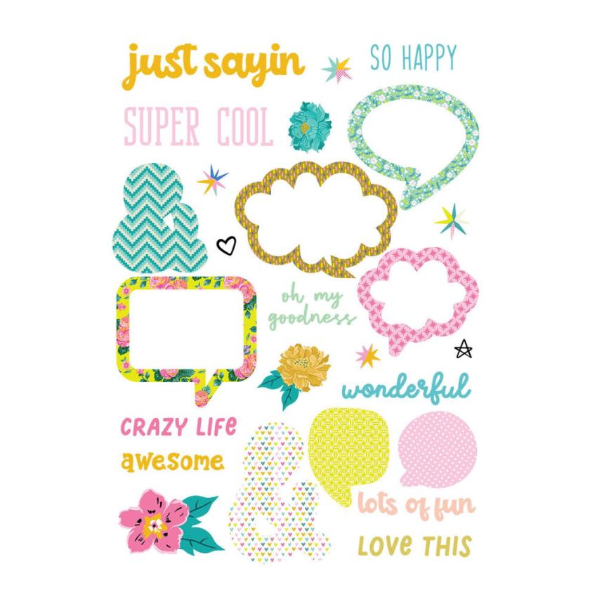 Spellbinders - Aufkleber "Just Sayin'" Sticker