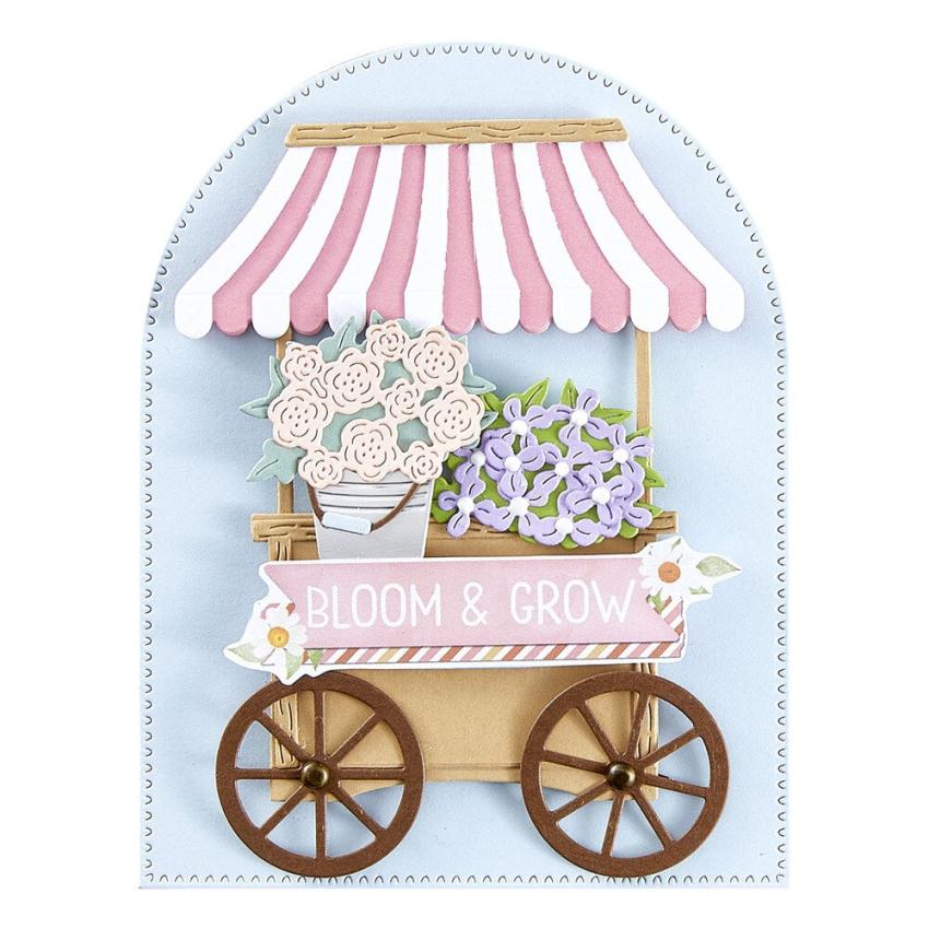 Spellbinders - Stanzschablone "Flower Cart" Dies