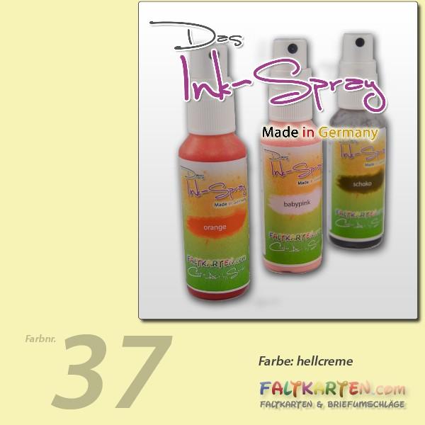 Das Ink-Spray auf Wasserbasis 50 ml in hellcreme