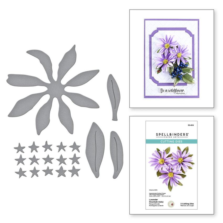 Spellbinders - Stanzschablone "Lavender Mountain Daisy" Dies