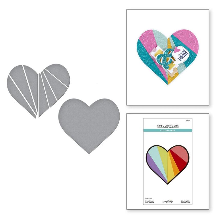 Spellbinders - Stanzschablone "Pieced Heart" Dies