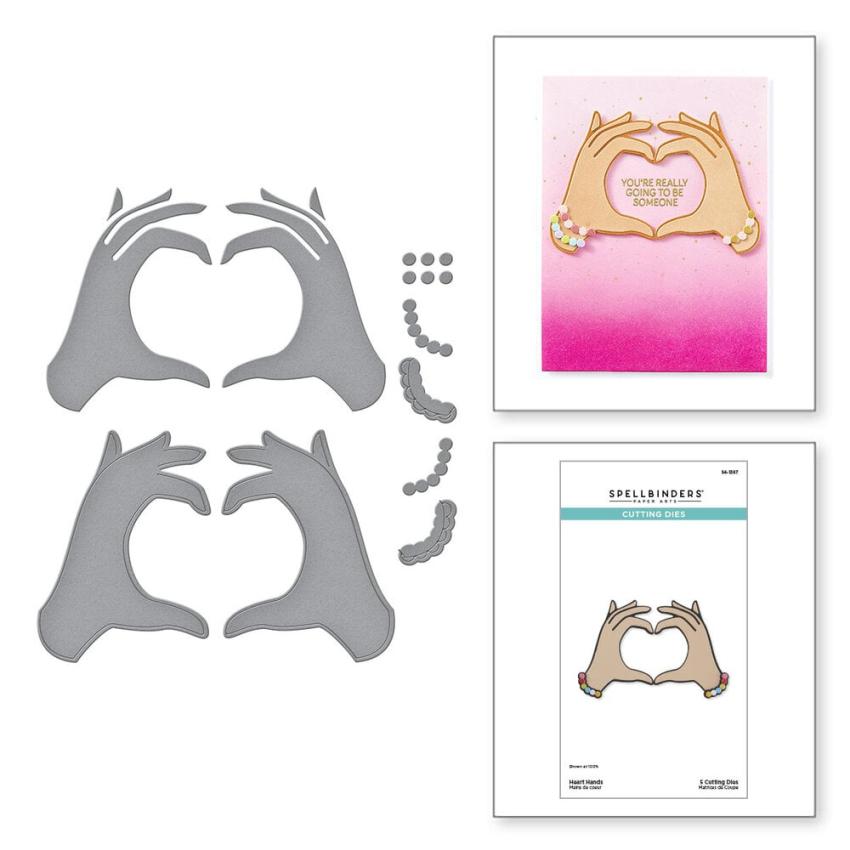 Spellbinders - Stanzschablone "Heart Hands" Dies