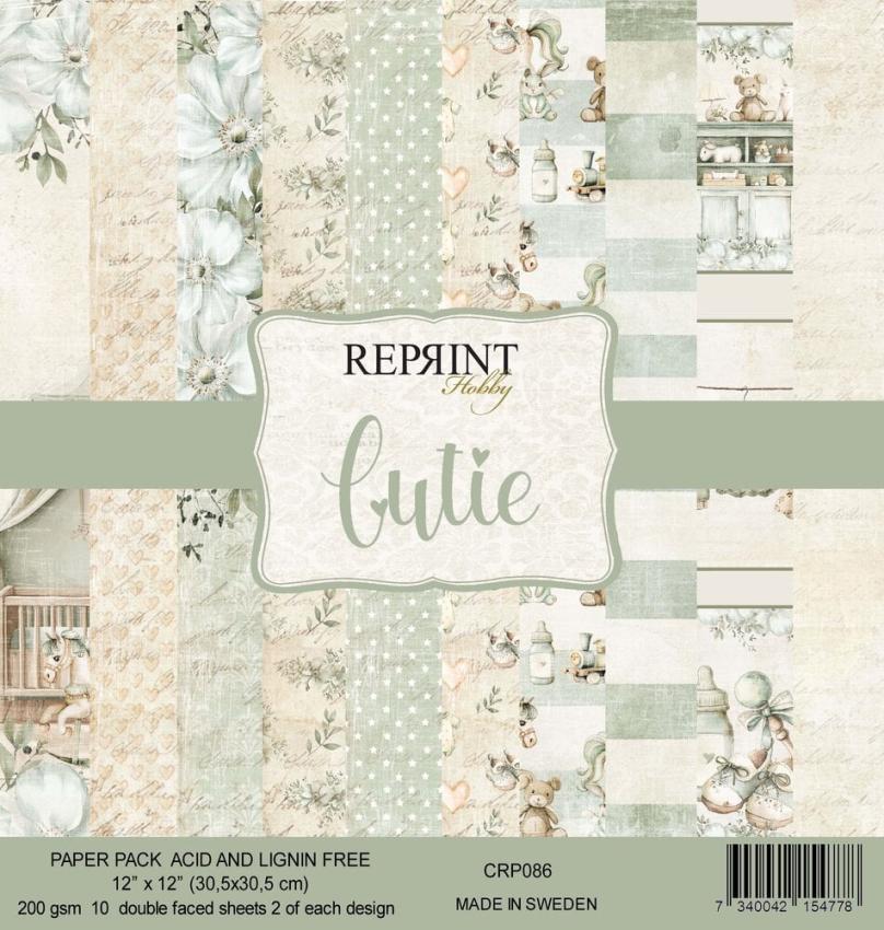 Reprint - Designpapier "Cutie" Paper Pack 12x12 Inch - 10 Bogen