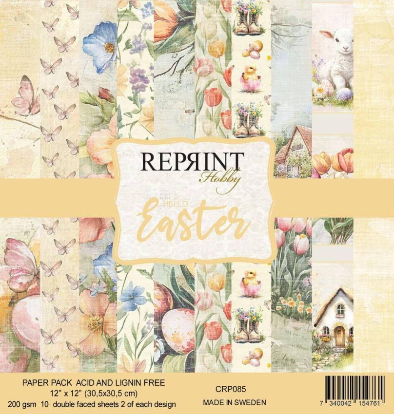 Reprint - Designpapier "Hello Easter" Paper Pack 12x12 Inch - 10 Bogen