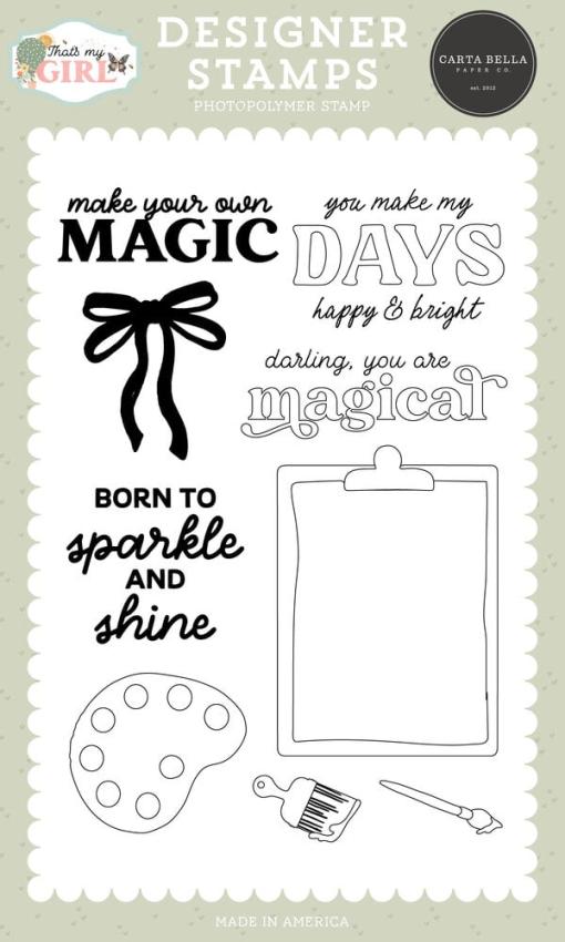 Carta Bella - Stempelset "Sparkle And Shine" Clear Stamps