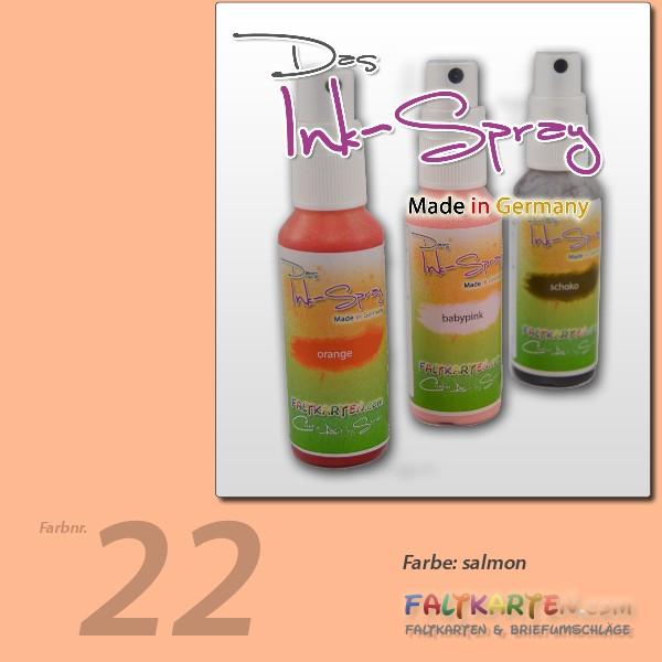 Das Ink-Spray auf Wasserbasis 50 ml in salmon