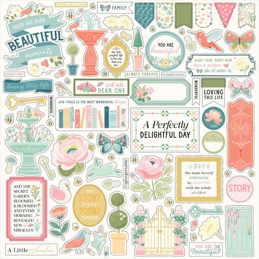 Carta Bella - Mega Bundle "Secret Garden" Komplettpaket 