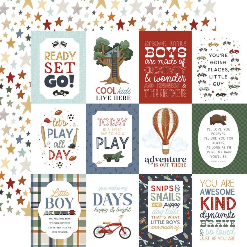 Carta Bella - Designpapier "That's My Boy" Collection Kit 12x12 Inch - 12 Bogen  